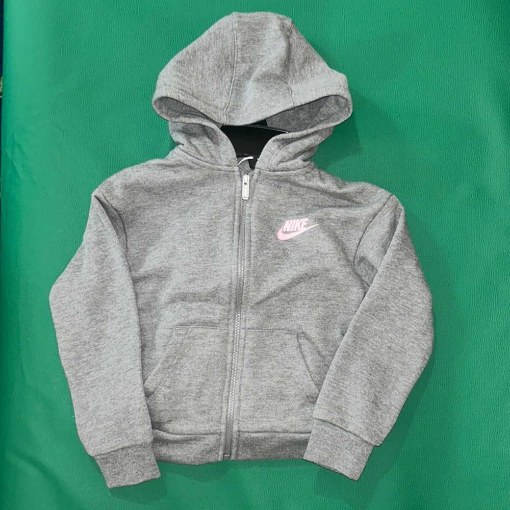 Nike Little Girls Fleece Full-Zip Hoodie and Joggers Set